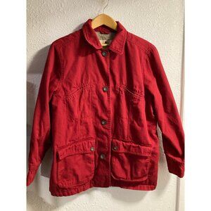 Woolrich chore jacket, red, size large, light insulation